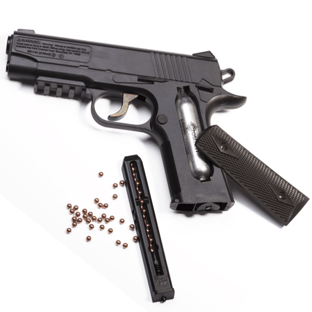 PISTOLA  CROSMAN 1911BB CO2 CAL. 4.5