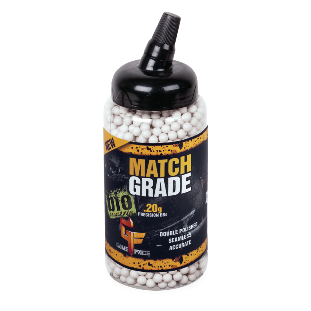 MUNICION AIRSOFT CROSMAN GAME FACE BIODEGRADABLE 20 GR. C/2000 PZ