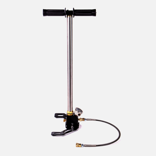 [6600] BOMBA MANUAL DE AIRE BEEMAN PCP CROMADO 6600
